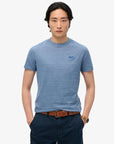 Superdry Essential Logo T-Shirt | Ocean Stripe