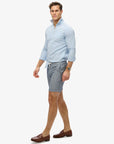 Superdry Merchant Linen Shorts | Navy Stripe