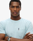 Superdry Classic Essential Pocket T-Shirt | Washed Sky Blue