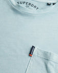 Superdry Classic Essential Pocket T-Shirt | Washed Sky Blue