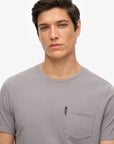 Superdry Classic Essential Pocket T-Shirt | Washed Slate Grey