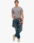 Superdry Classic Essential Pocket T-Shirt | Washed Slate Grey