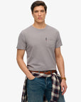 Superdry Classic Essential Pocket T-Shirt | Washed Slate Grey