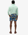 Superdry Hawaiian Print Swim Shorts | Tropical Blues