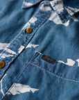 Superdry Vintage Hibiscus Short Sleeve Shirt | Washed Indigo