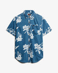 Superdry Vintage Hibiscus Short Sleeve Shirt | Washed Indigo