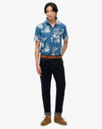 Superdry Vintage Hibiscus Short Sleeve Shirt | Washed Indigo
