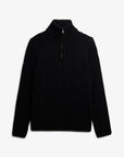 Superdry Jacob Half Zip Knit Jumper | Navy