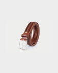 Robert Charles Woven Leather Belt | 1105 Tan