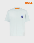 BOSS ORANGE Te Numbers T-Shirt | Open Blue