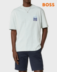 BOSS ORANGE Te Numbers T-Shirt | Open Blue