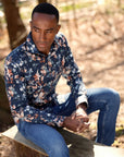 R2 Amsterdam Long Sleeve Shirt | Toffee Floral
