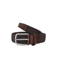 Robert Charles Woven Elastic Belt | 1005 Brown