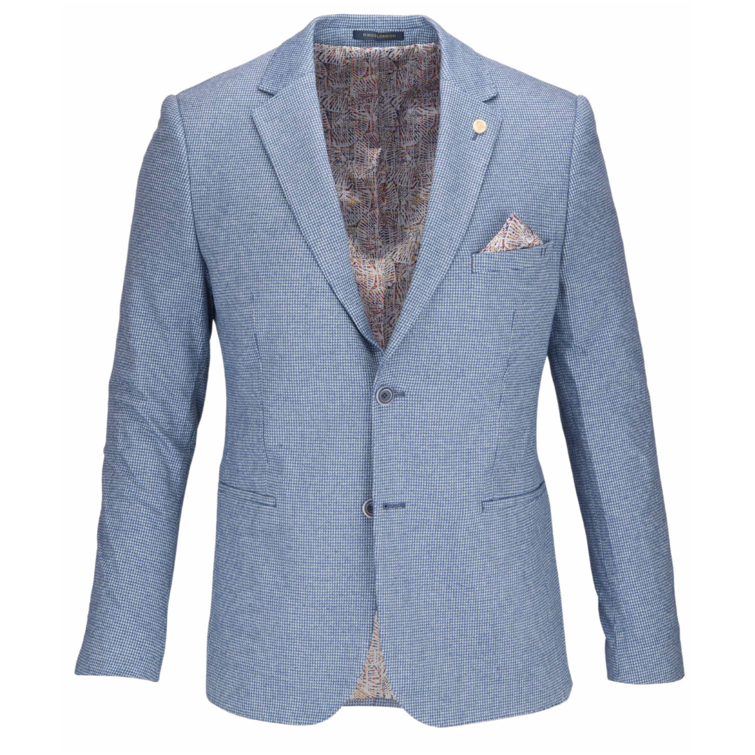 Guide London Blazer | Blue Houndstooth