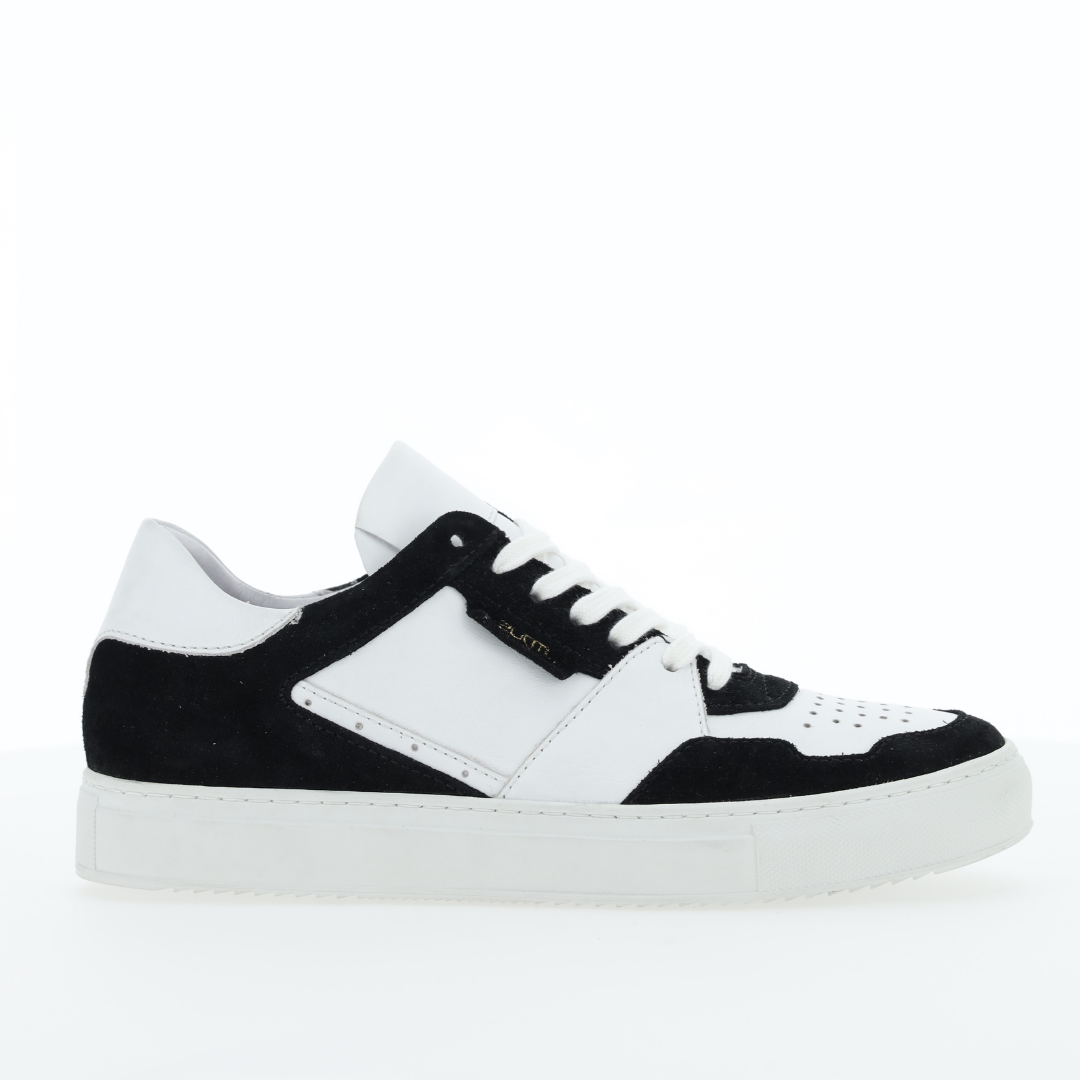 MJUS Anton Sneaker | Black &amp; White – LIFE FOR MEN
