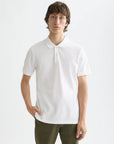 Scotch & Soda Pique Polo Shirt | White