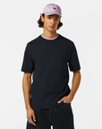 Scotch & Soda 3 Crosses Cotton Linen T-Shirt | Washed Black