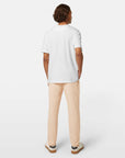 Scotch & Soda 3 Crosses Cotton Linen T-Shirt | White