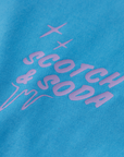 Scotch & Soda Graphic Logo Tee | Aqua