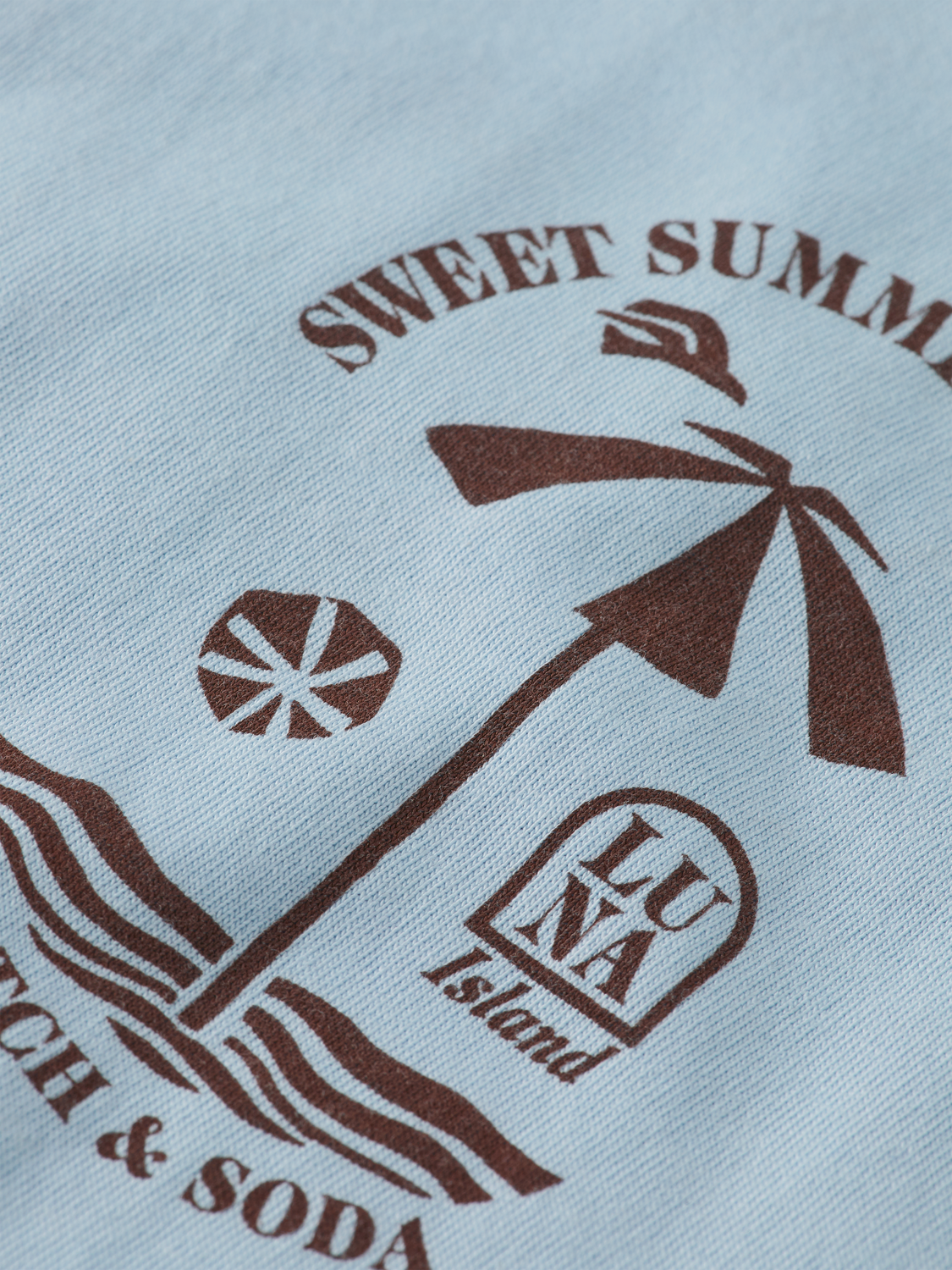 Scotch &amp; Soda Summer Memories T-Shirt | Sky Blue
