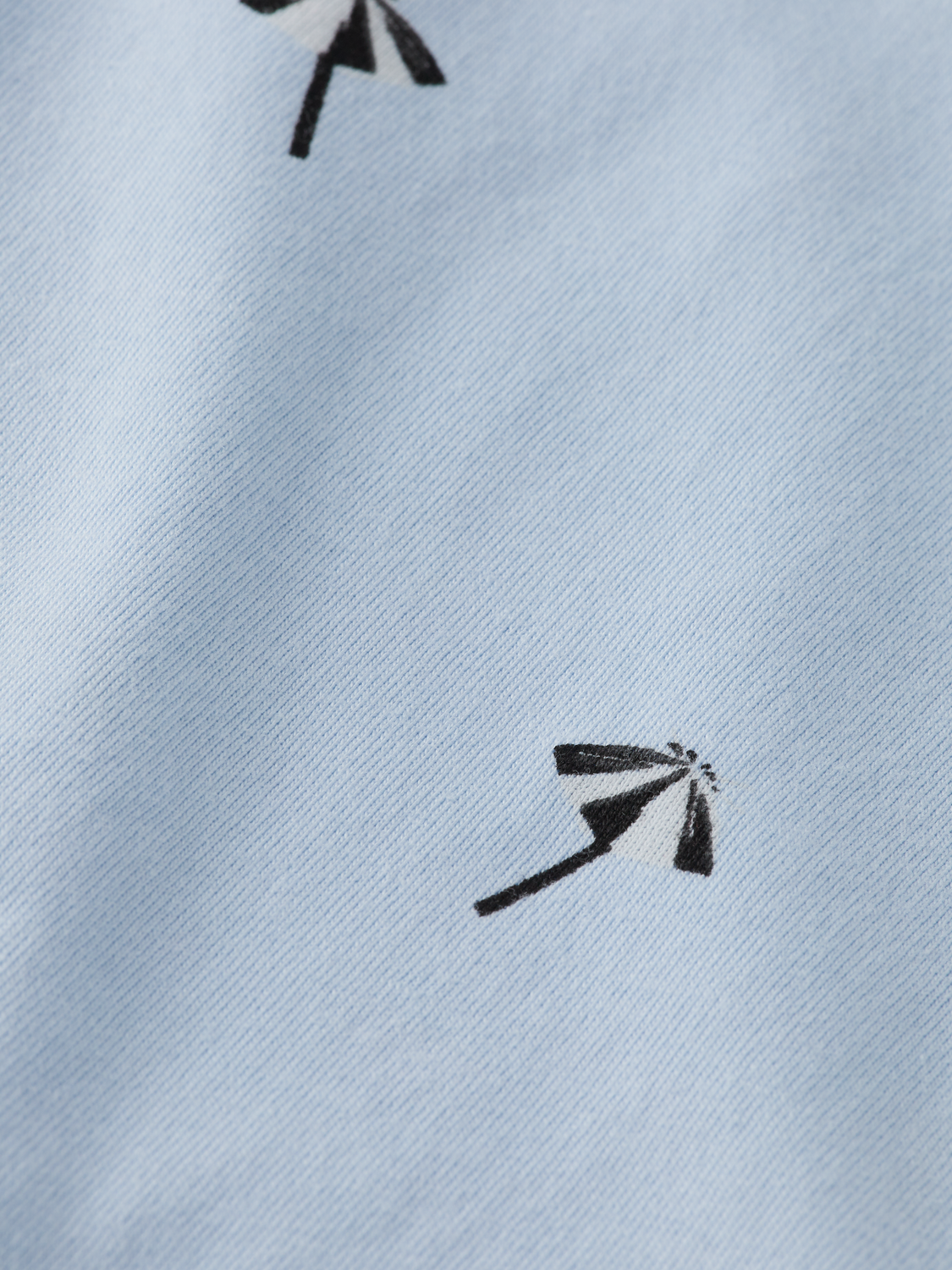 Scotch &amp; Soda Beach Parasols T-Shirt | Sky Blue
