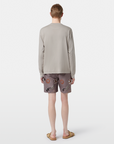 Scotch & Soda 3 Crosses Long Sleeve T-Shirt | Highway Greige