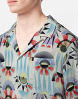 Scotch & Soda Luna Sun Print Short Sleeve Shirt | Multi