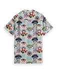 Scotch & Soda Luna Sun Print Short Sleeve Shirt | Multi