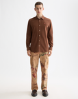 Scotch & Soda Fine Corduroy Shirt | Cinnamon