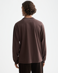 Scotch & Soda 3 Crosses Long Sleeve T-Shirt | Cocoa