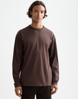 Scotch & Soda 3 Crosses Long Sleeve T-Shirt | Cocoa