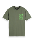 Scotch & Soda Chest Artwork T-Shirt | Thyme