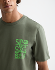 Scotch & Soda Chest Artwork T-Shirt | Thyme