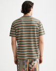 Scotch & Soda Yarn Dye Stripe T-Shirt | Retro Green