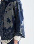 Scotch & Soda Denim Bandana Overshirt | Dress Blues
