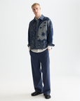 Scotch & Soda Denim Bandana Overshirt | Dress Blues