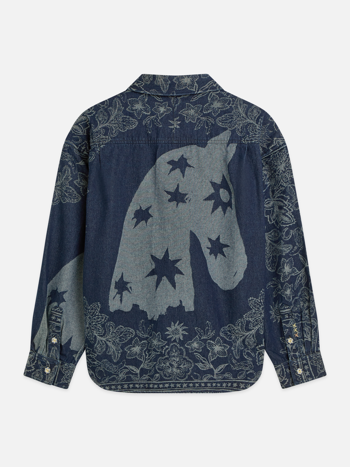 Scotch &amp; Soda Denim Bandana Overshirt | Dress Blues