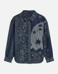 Scotch & Soda Denim Bandana Overshirt | Dress Blues