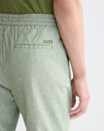 Scotch & Soda Warren Cotton/Linen Pant | Garden Green Stripe