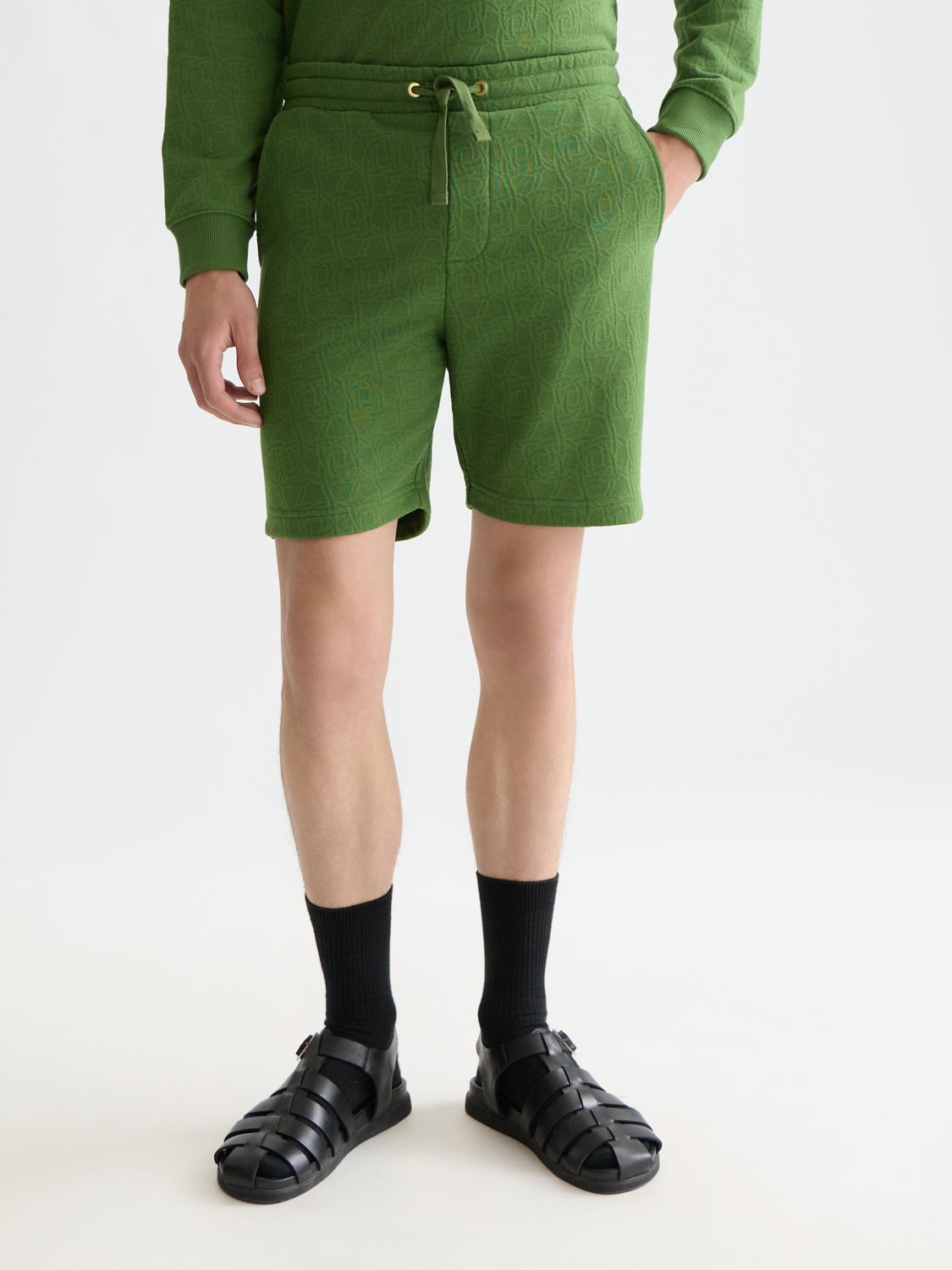 Scotch &amp; Soda Jacquard Short | Garden Green