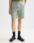 Scotch & Soda Cotton Linen Short | Garden Green Stripe