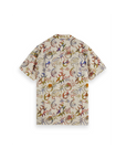 Scotch & Soda Cosmic Sky Short Sleeve Shirt | Eggnog