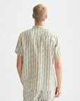 Scotch & Soda Linen Short Sleeve Shirt | Horseshoe Stripe