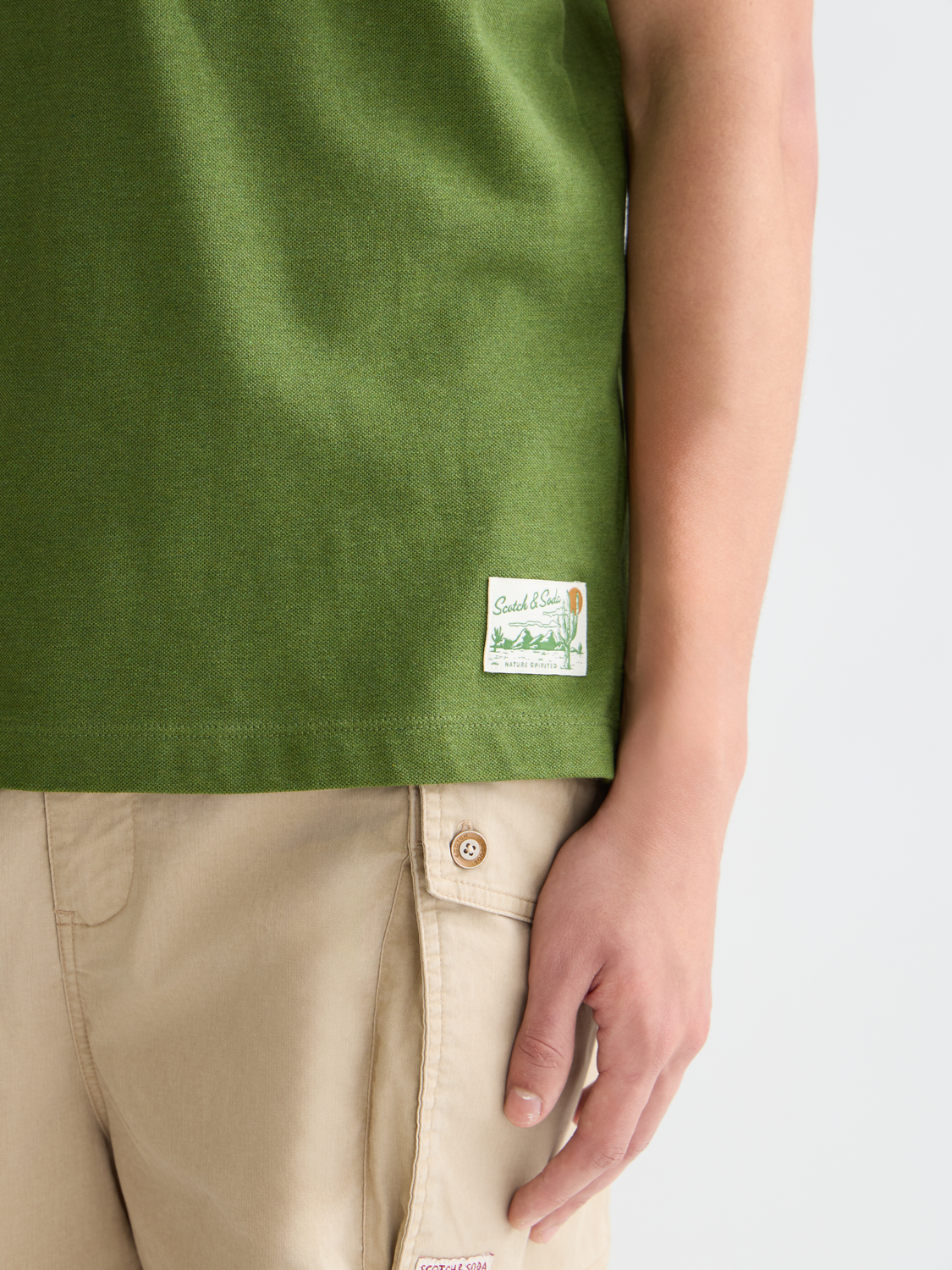 Scotch &amp; Soda Polo Shirt | Garden Green