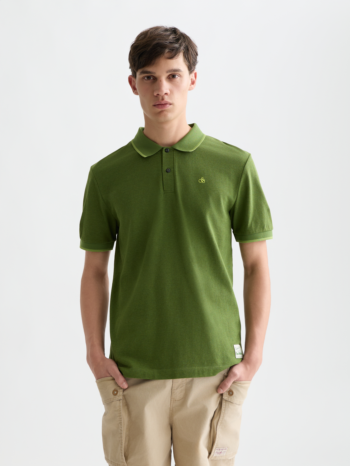 Scotch &amp; Soda Polo Shirt | Garden Green