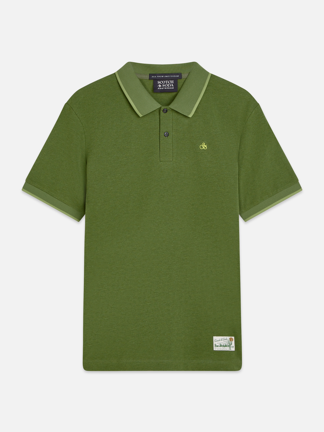 Scotch &amp; Soda Polo Shirt | Garden Green