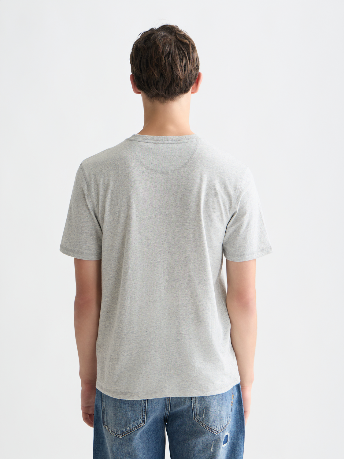 Scotch &amp; Soda Melange T-Shirt | Heather Grey