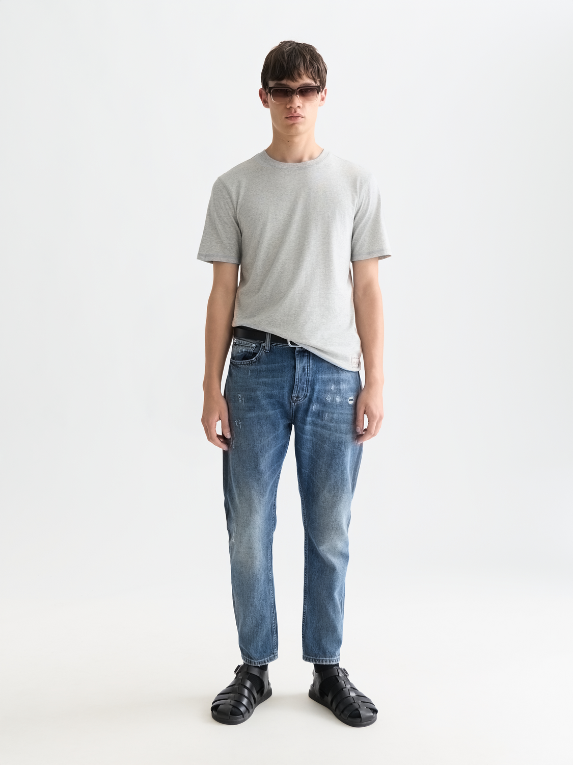 Scotch &amp; Soda Melange T-Shirt | Heather Grey