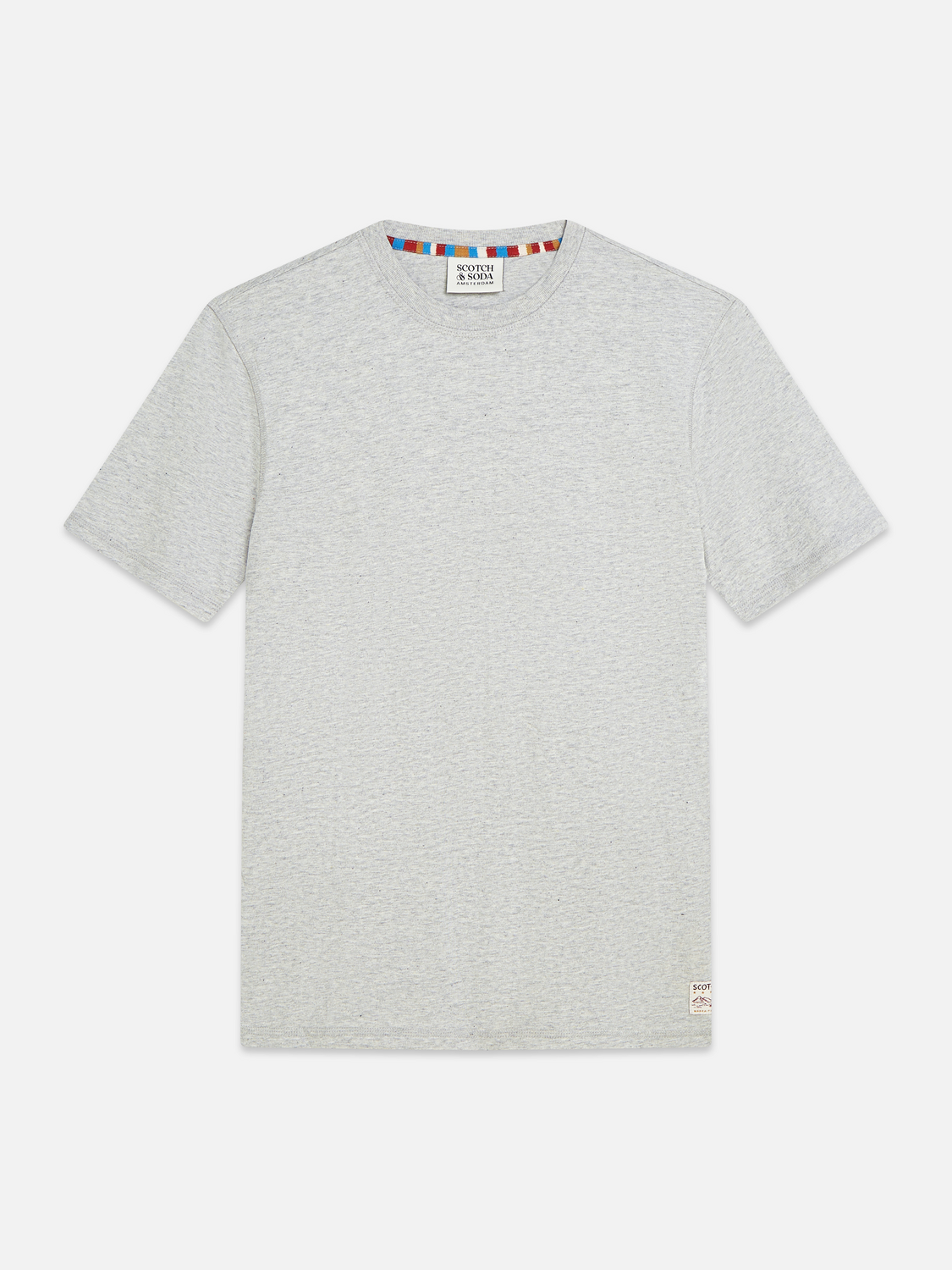 Scotch &amp; Soda Melange T-Shirt | Heather Grey
