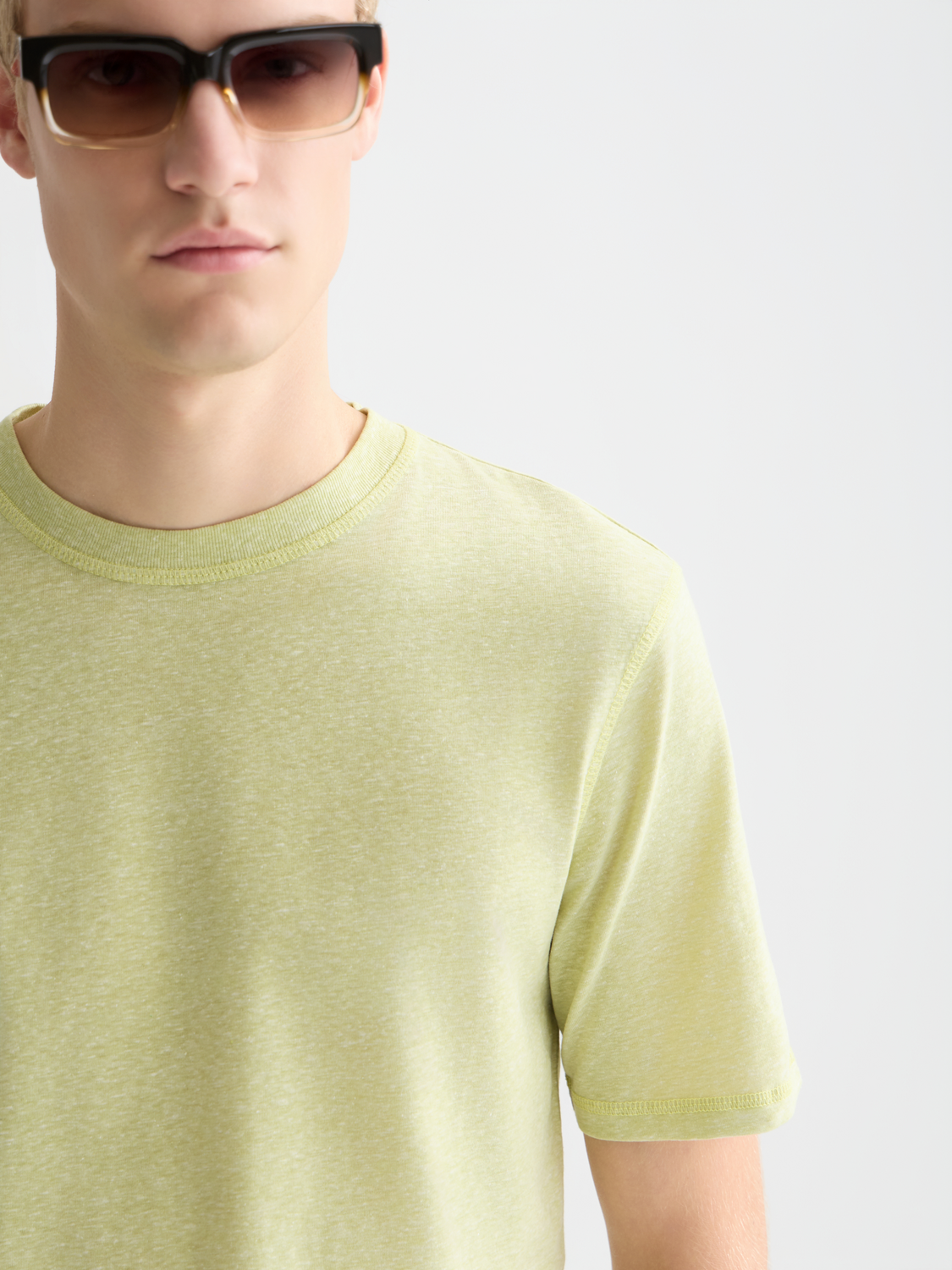 Scotch &amp; Soda Melange T-Shirt | Green Oasis
